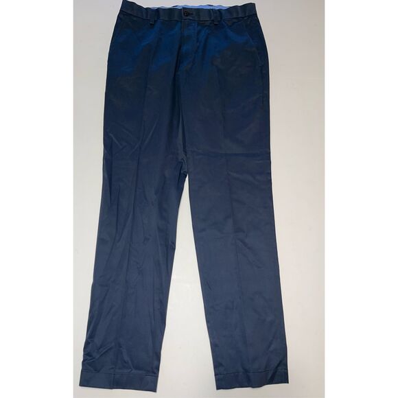 Brooks Brothers Pants Mens 33x32 Navy Milano Lightweight Advantage Chino Stretch - Picture 1 of 5
